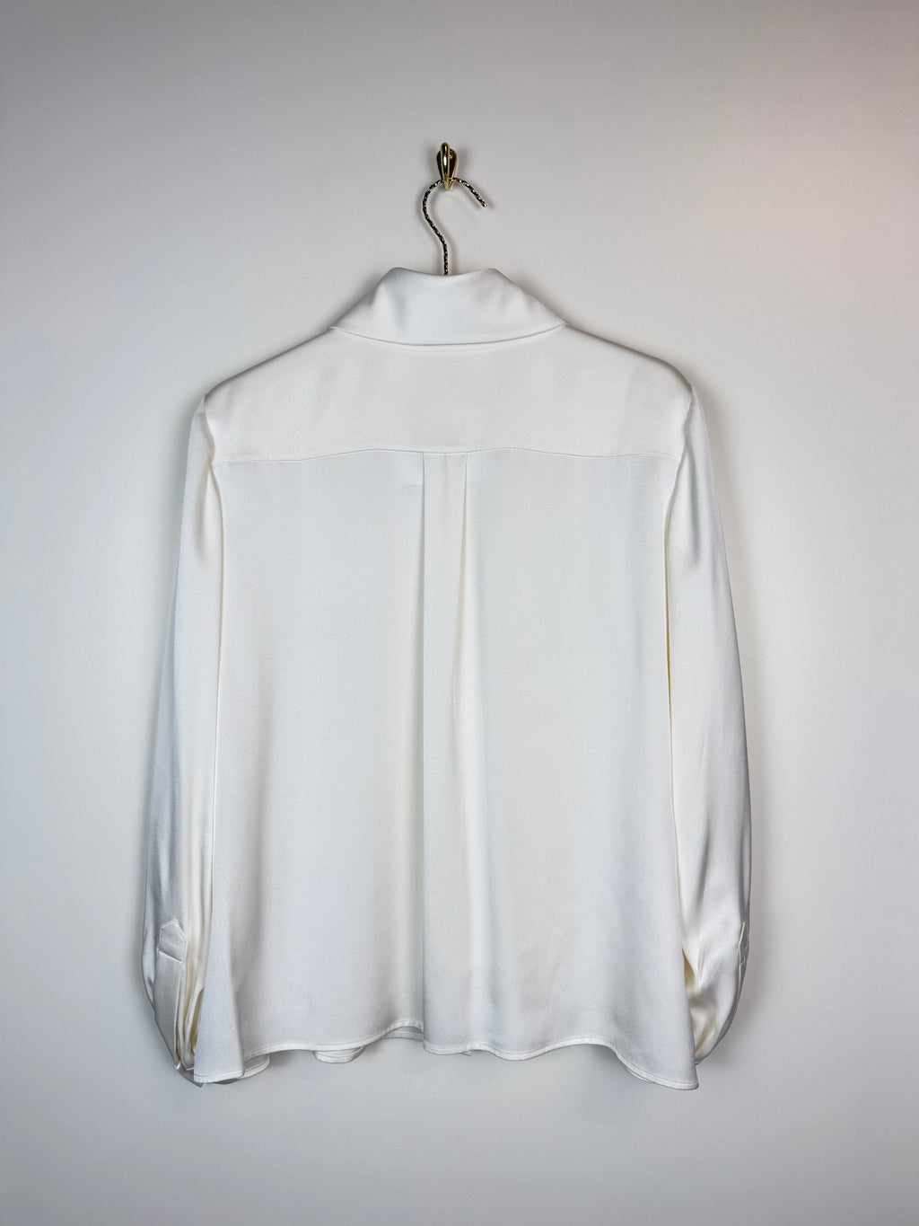 Chanel Silk Blouse Cream Sz. 42 DE (44 FR)