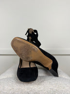 Valentino Veloursleder Heels – Schwarz – Gr. 37 EU