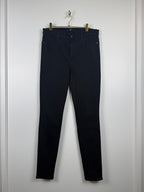 7 for all Mankind "High Waist Skinny" Jeans Black Sz. 32
