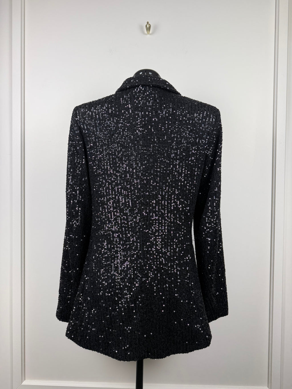 Le Twins Pailletten-Blazer – Schwarz – Gr. 34 DE (38 IT)