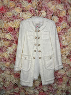 Maison Common Blazer White Tweed Sz. 36 DE
