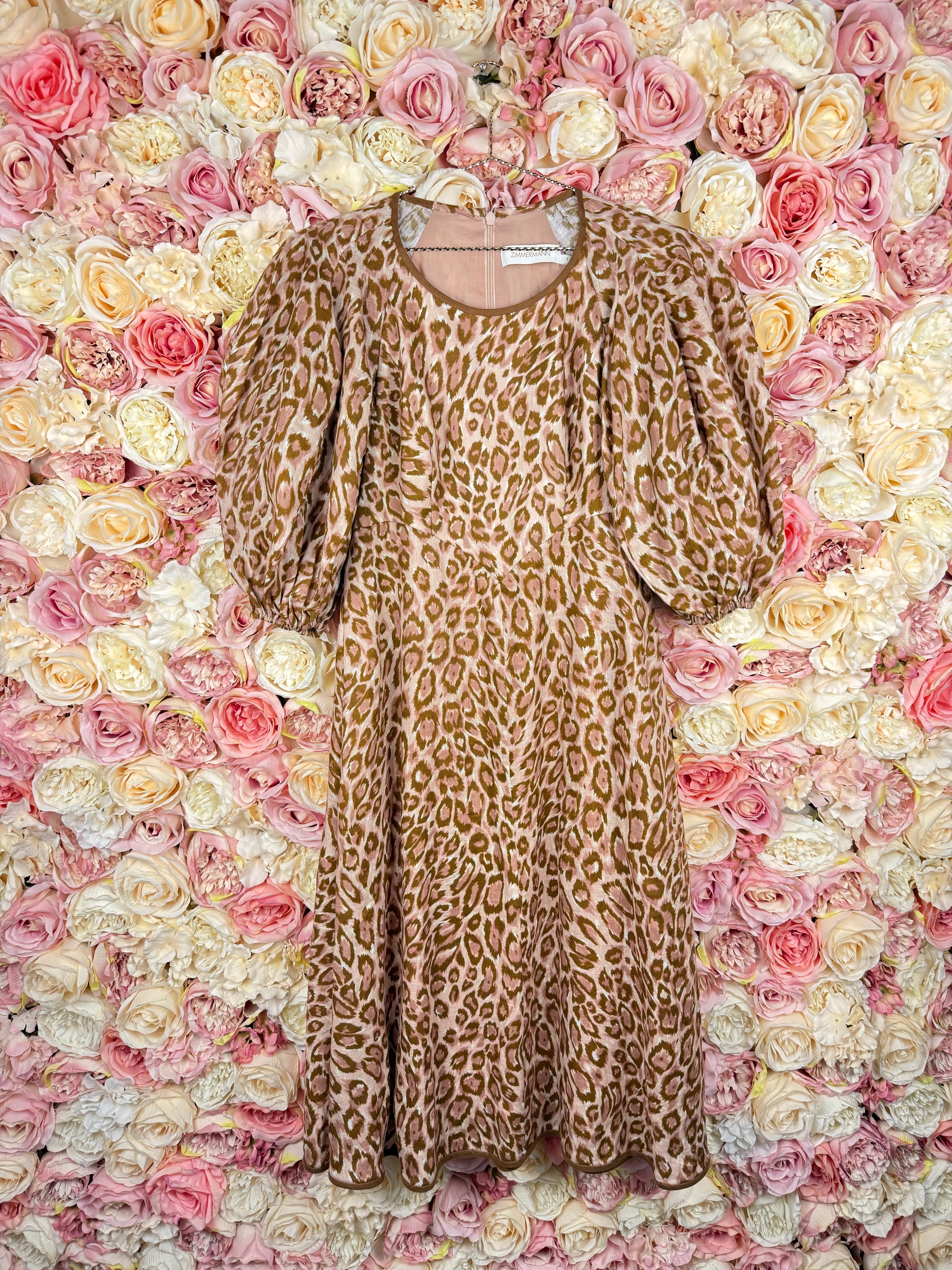 Zimmermann Cotton Dress Leo Print Sz. 1 (XS)