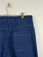 Sandro Jeans mit weitem Bein – Blau – Gr. 40 DE (42 FR)