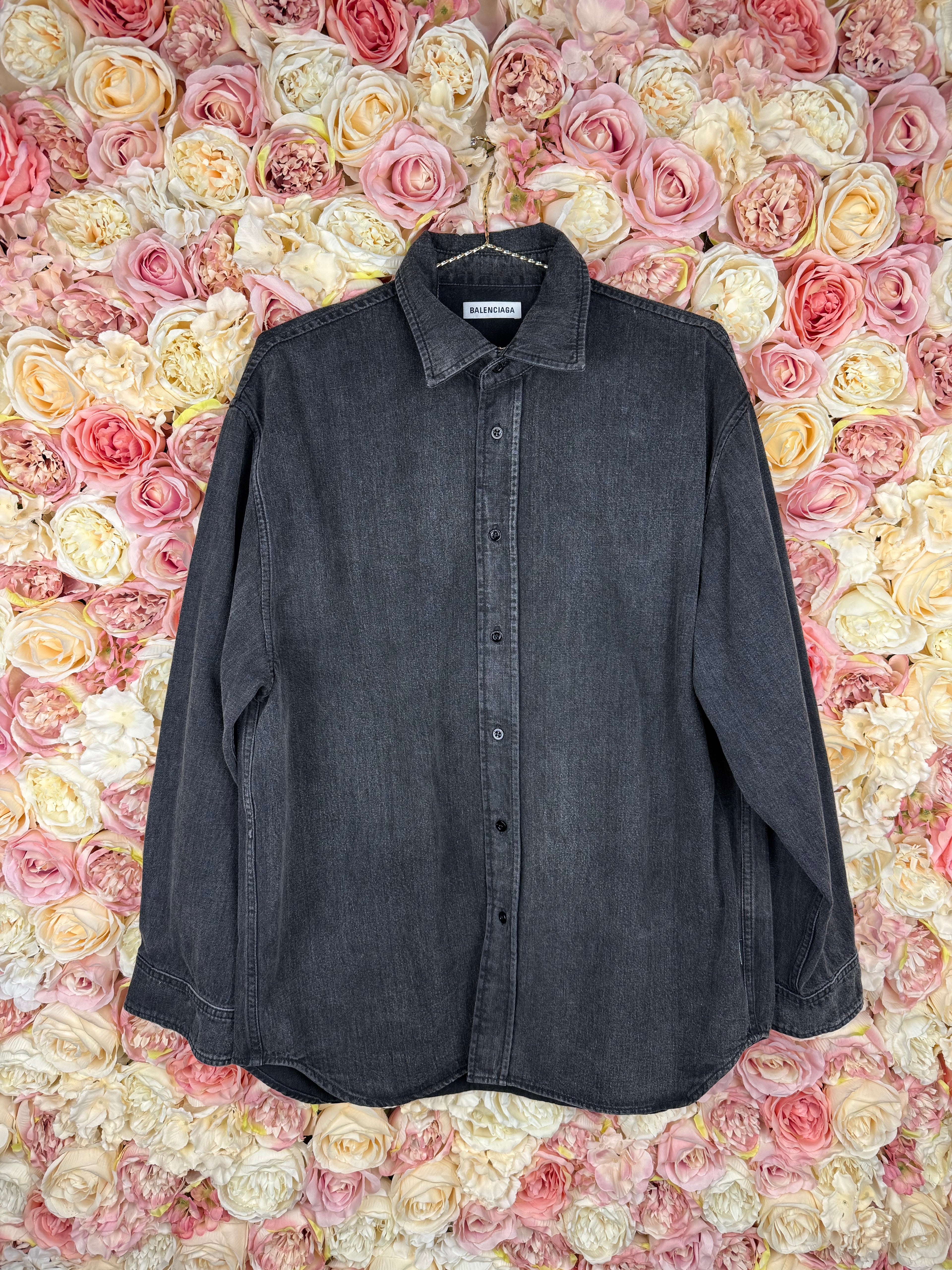 Balenciaga Jeans Shirt Dark Grey Sz. 38 DE (40 FR)