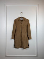 SET Veloursleder Kleid – Braun – Gr. 34