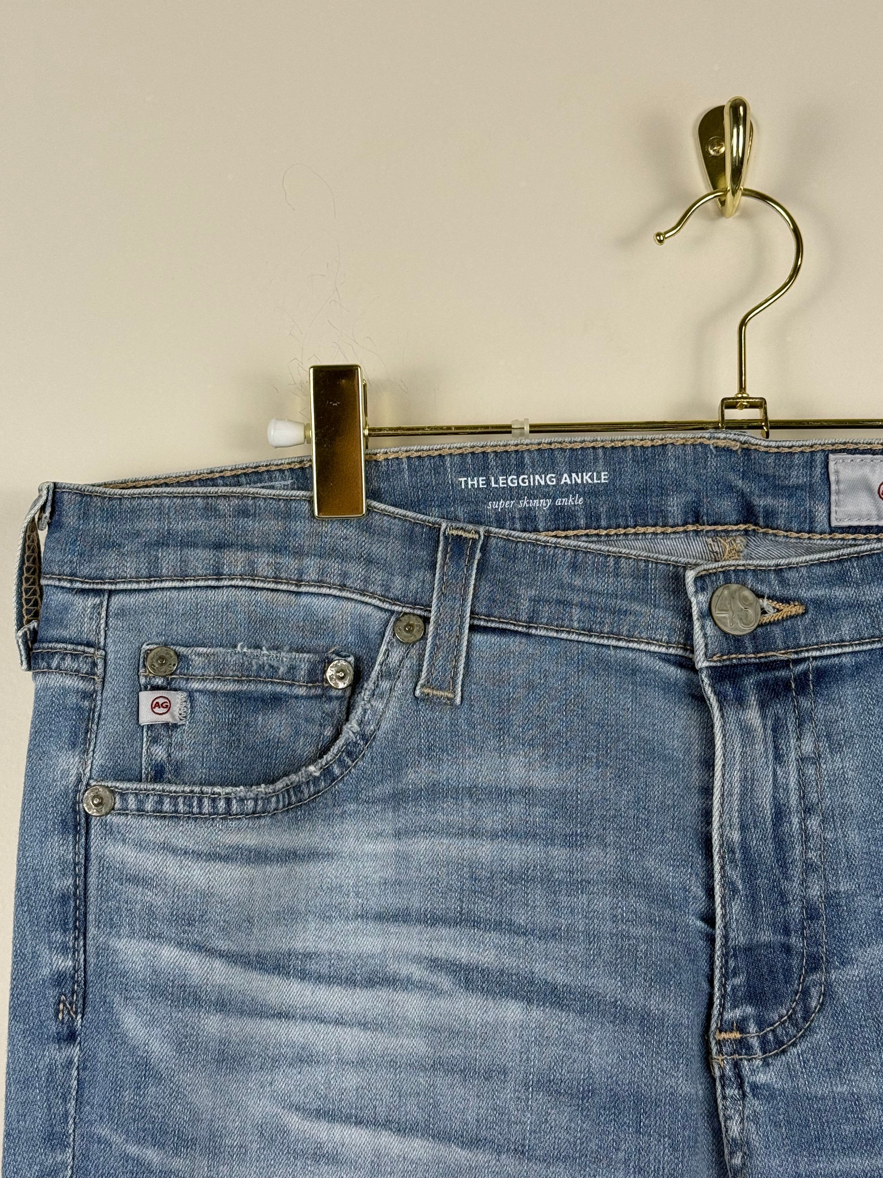 Adriano Goldschmied Jeans "The Legging Ankle" Light Blue Sz. 32