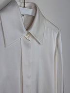 Chanel Silk Blouse Cream Sz. 42 DE (44 FR)
