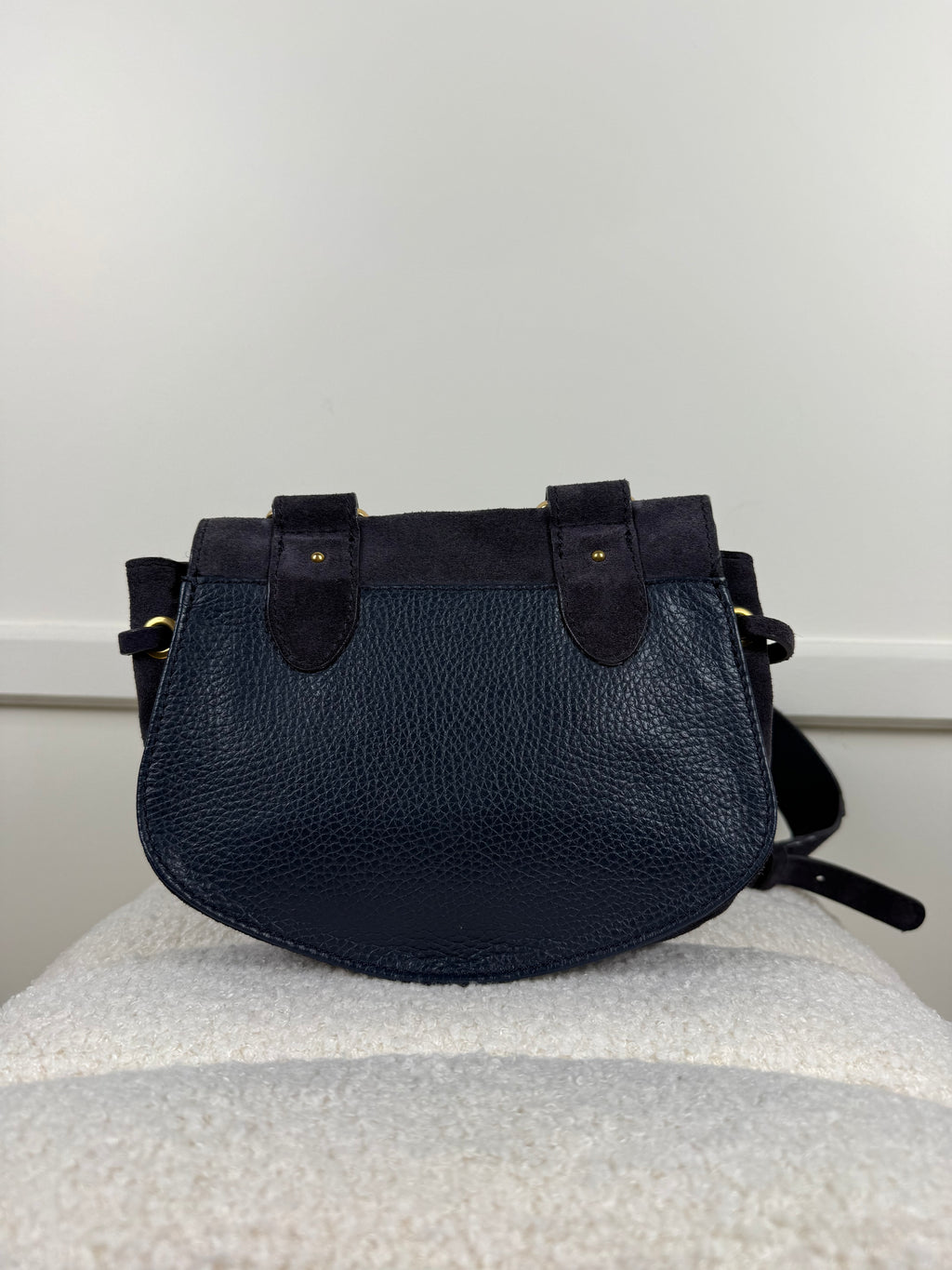 See by Chloé Collins Tasche – Dunkelblau – Veloursleder