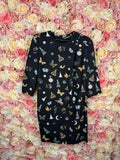 Alexander McQueen Dress Black Multi Sz. 36 DE