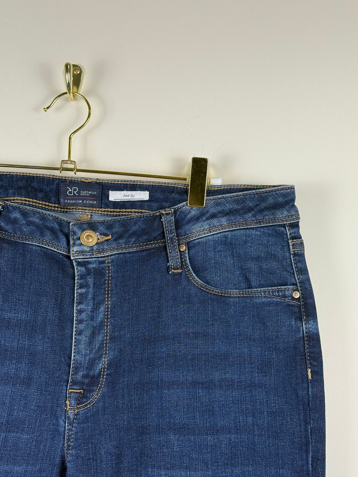 Raffaello Rossi "Boot Leg" Jeans Dark Blue Sz. 40 DE