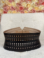 Alaïa Corset Leather Belt Black Sz. 85
