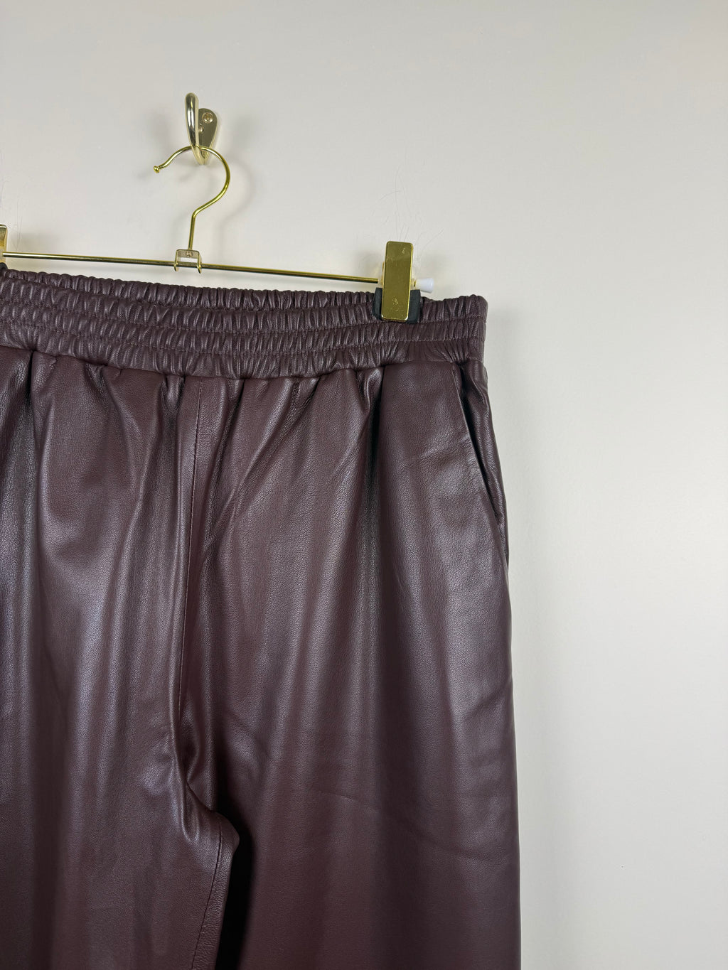 Hemisphere Lammlederhose – Bordeaux – Gr. 40 DE