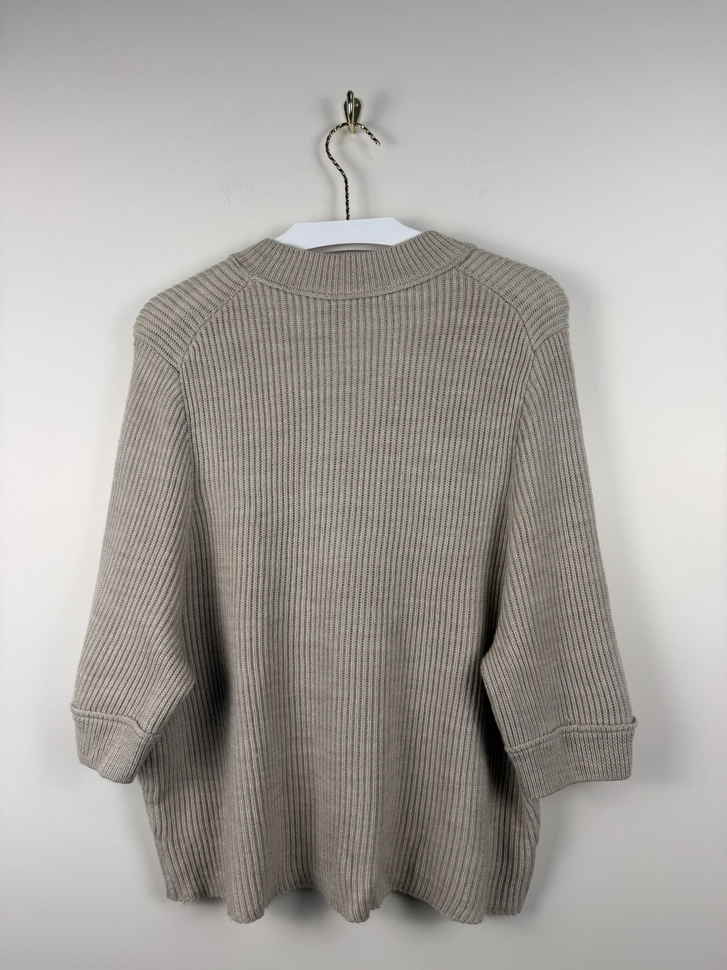 Steffen Schraut Pullover aus Merinowolle – Beige – Gr. 36 DE