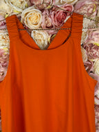 'S Max Mara Dress Orange Sz. Estm. M/L