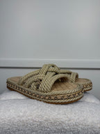 Chanel Rope Sandals Beige Sz. 39 EU