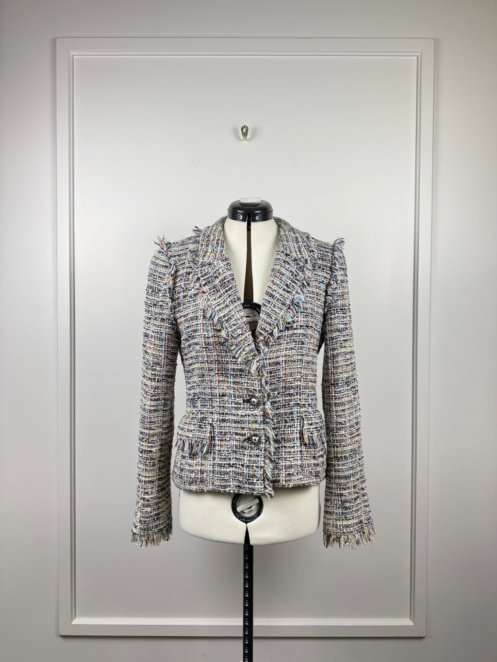 Chanel Vintage Tweed Blazer – Mehrfarbig – Gr. 36 DE (38 FR)