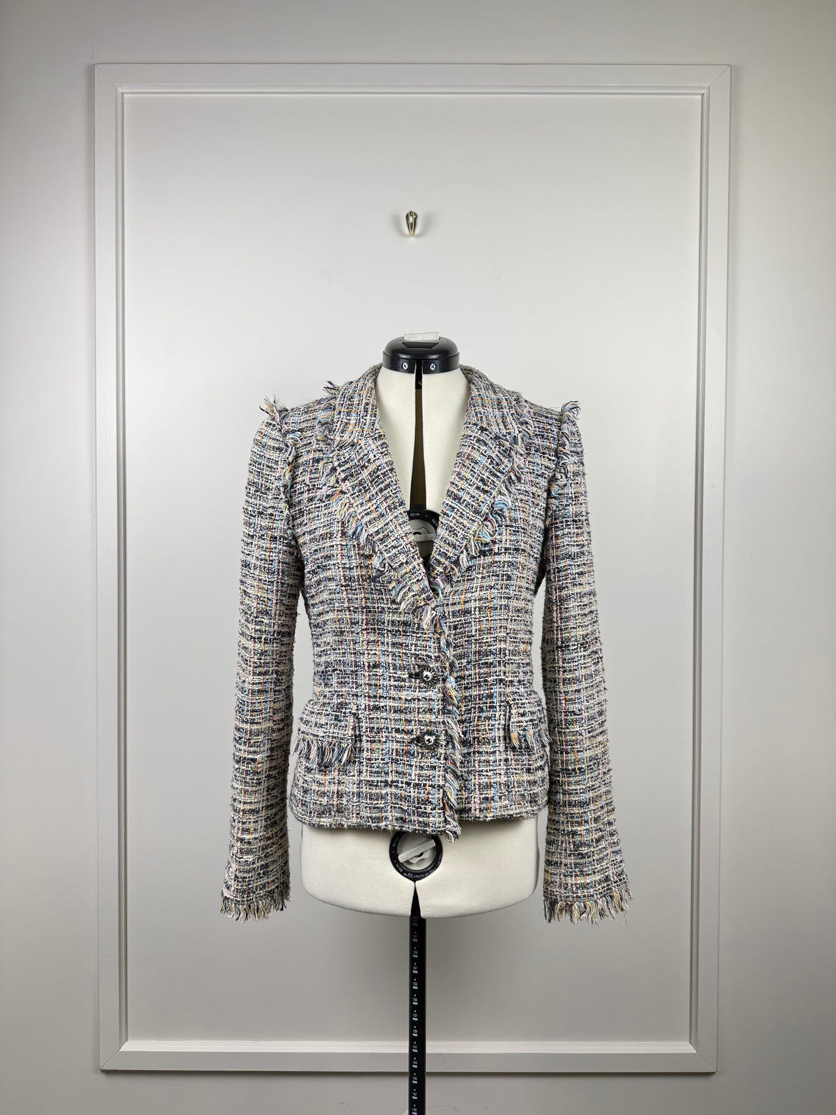 Chanel Vintage Tweed Blazer – Mehrfarbig – Gr. 36 DE (38 FR)