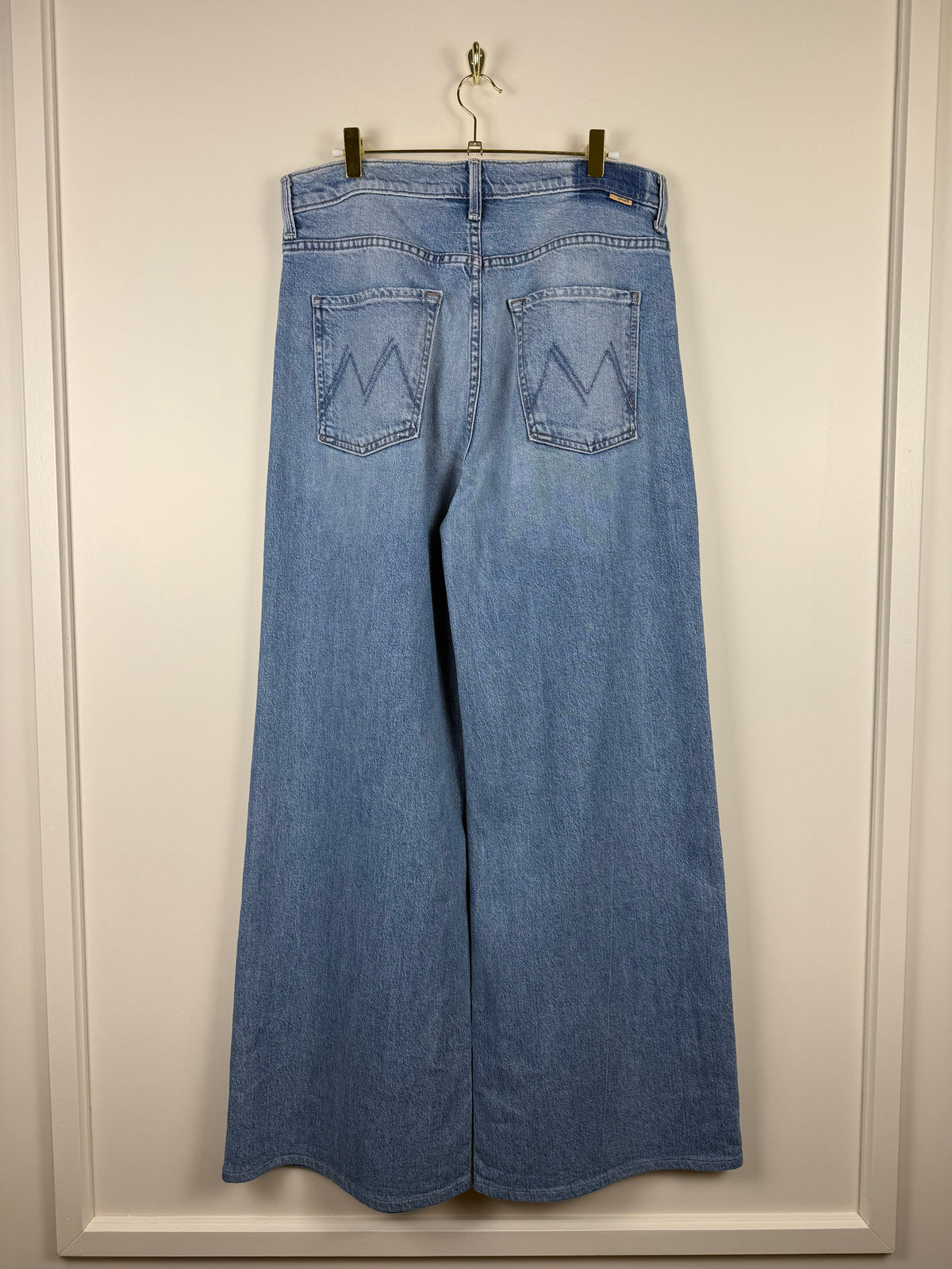 Mother Jeans "The Ditcher Royal Sneak" Light Blue Sz. 29