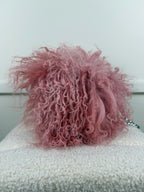Nini Molnar Tasche aus Lambswool – Rosa