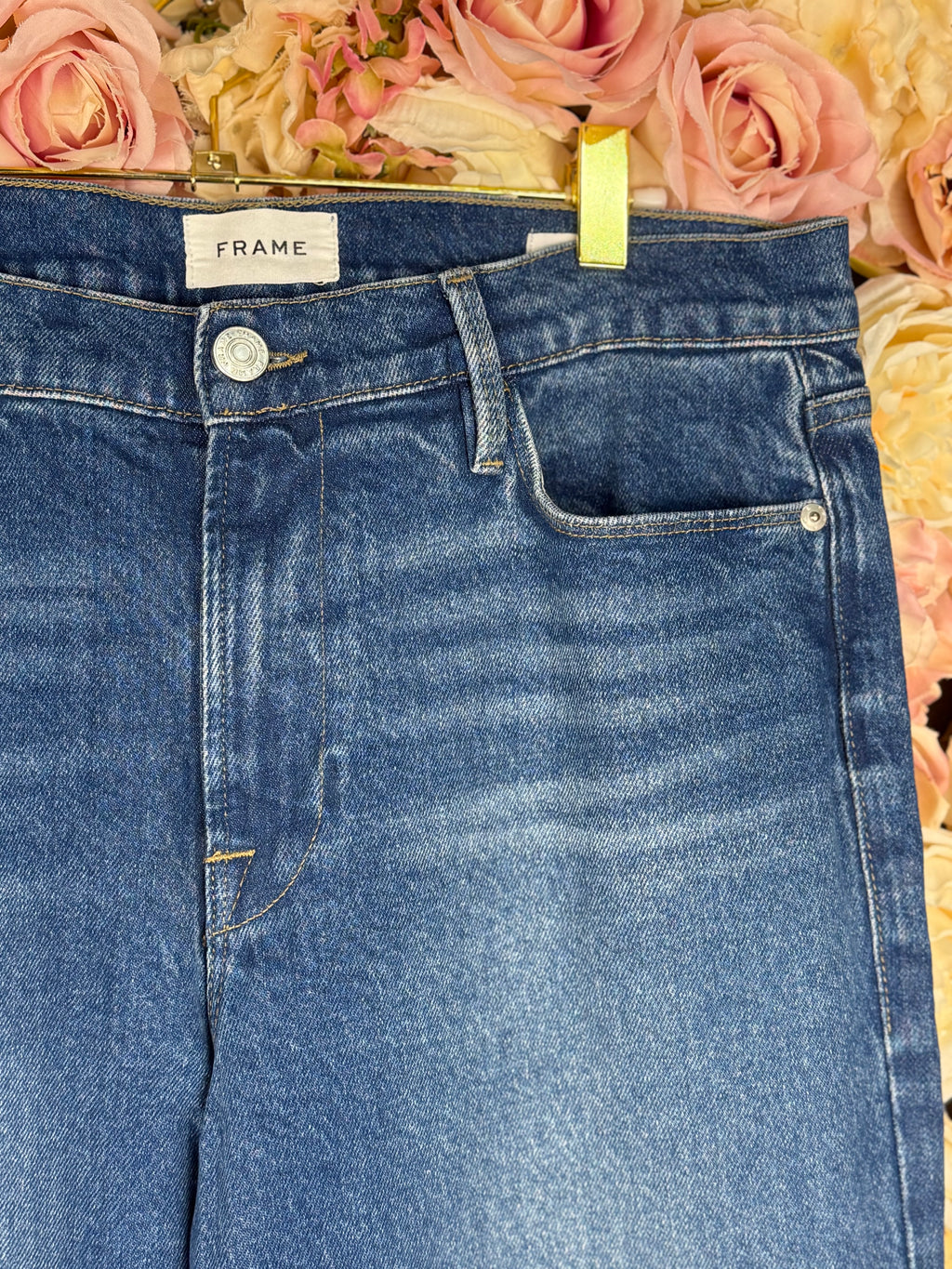 Frame Jeans "Le High Flare" Blue Sz. 32
