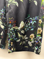 Johnny Was Hose mit Blumenmuster – Petrol – Gr. L