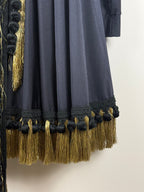Fausto Puglisi Kleid – Schwarz/Gold – Gr. 38 DE (42 IT)