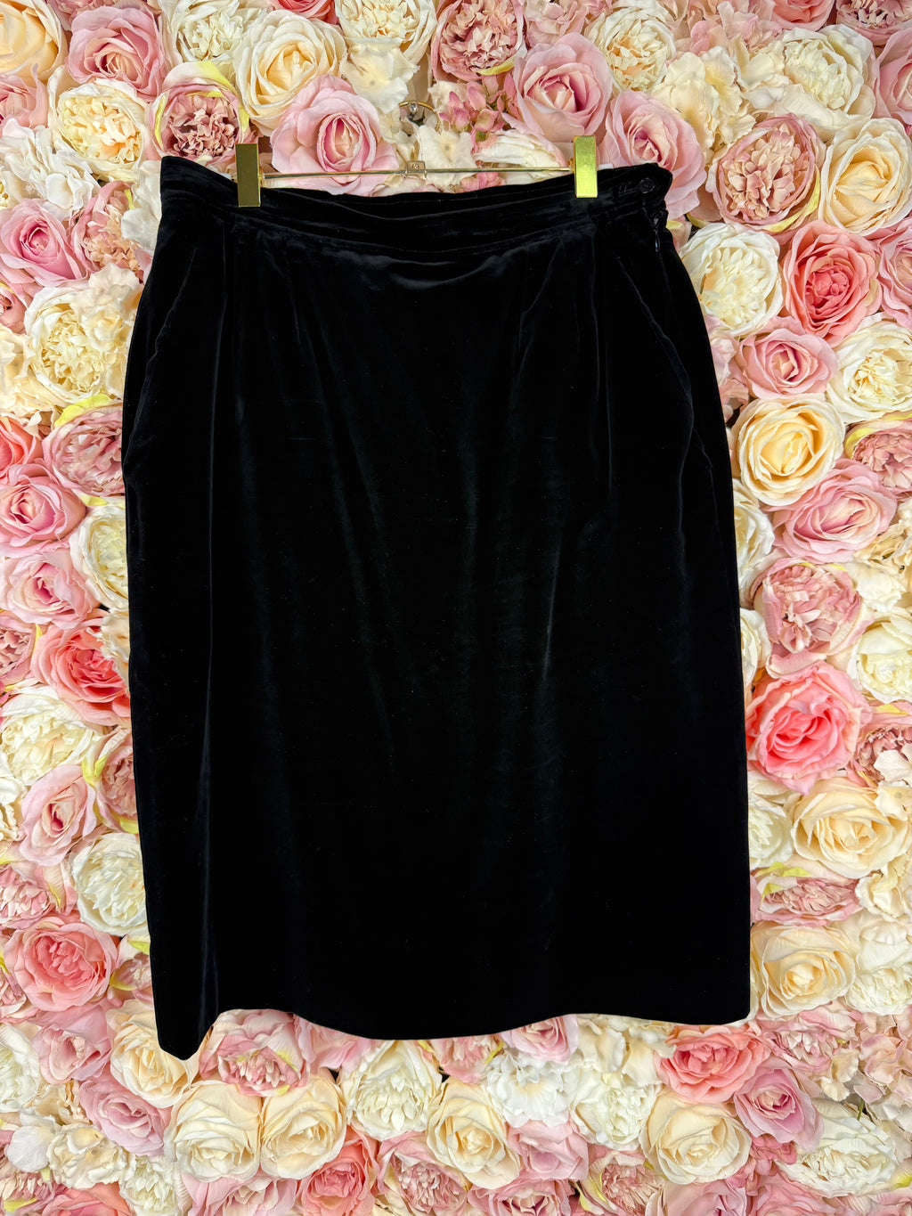 Yves Saint Laurent Velvet Skirt