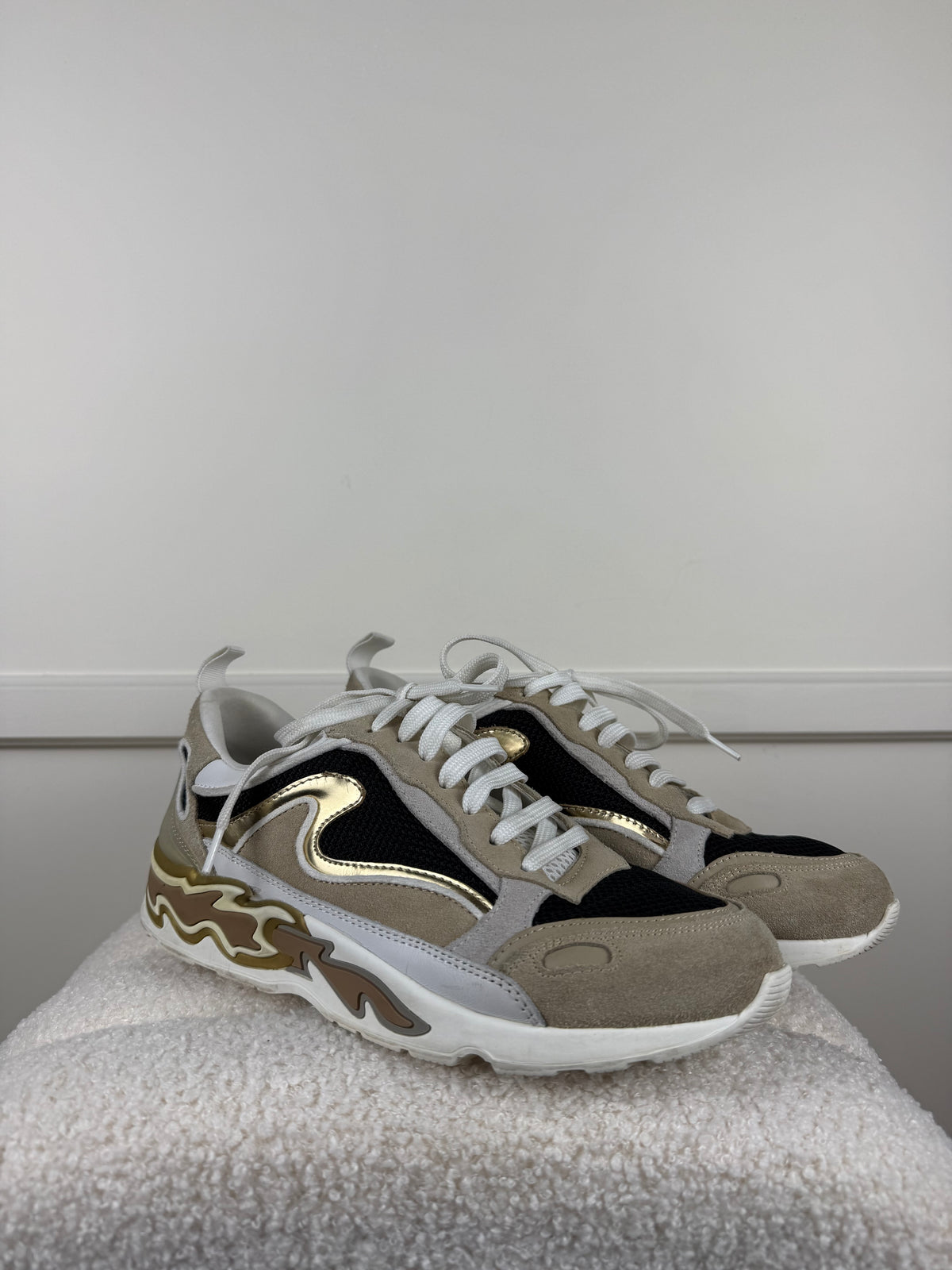 Sandro Sneakers – Beige Multi – Gr. 38 DE