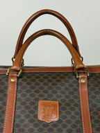 Celine Vintage Reisetasche – Braun – Macadam Muster