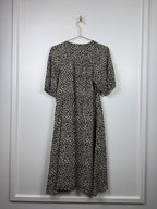 A.P.C. Kleid mit Leo-Print – Beige/Schwarz – Gr. 36 DE (38 FR)
