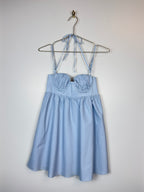 Oh Polly Mini Dress Light Blue Sz. 34 DE
