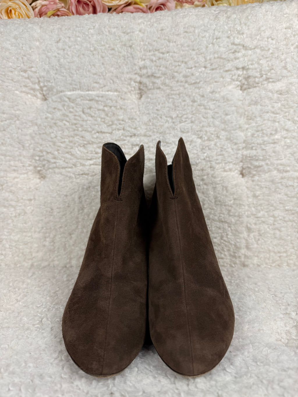 Bally Velour Ankle Boots