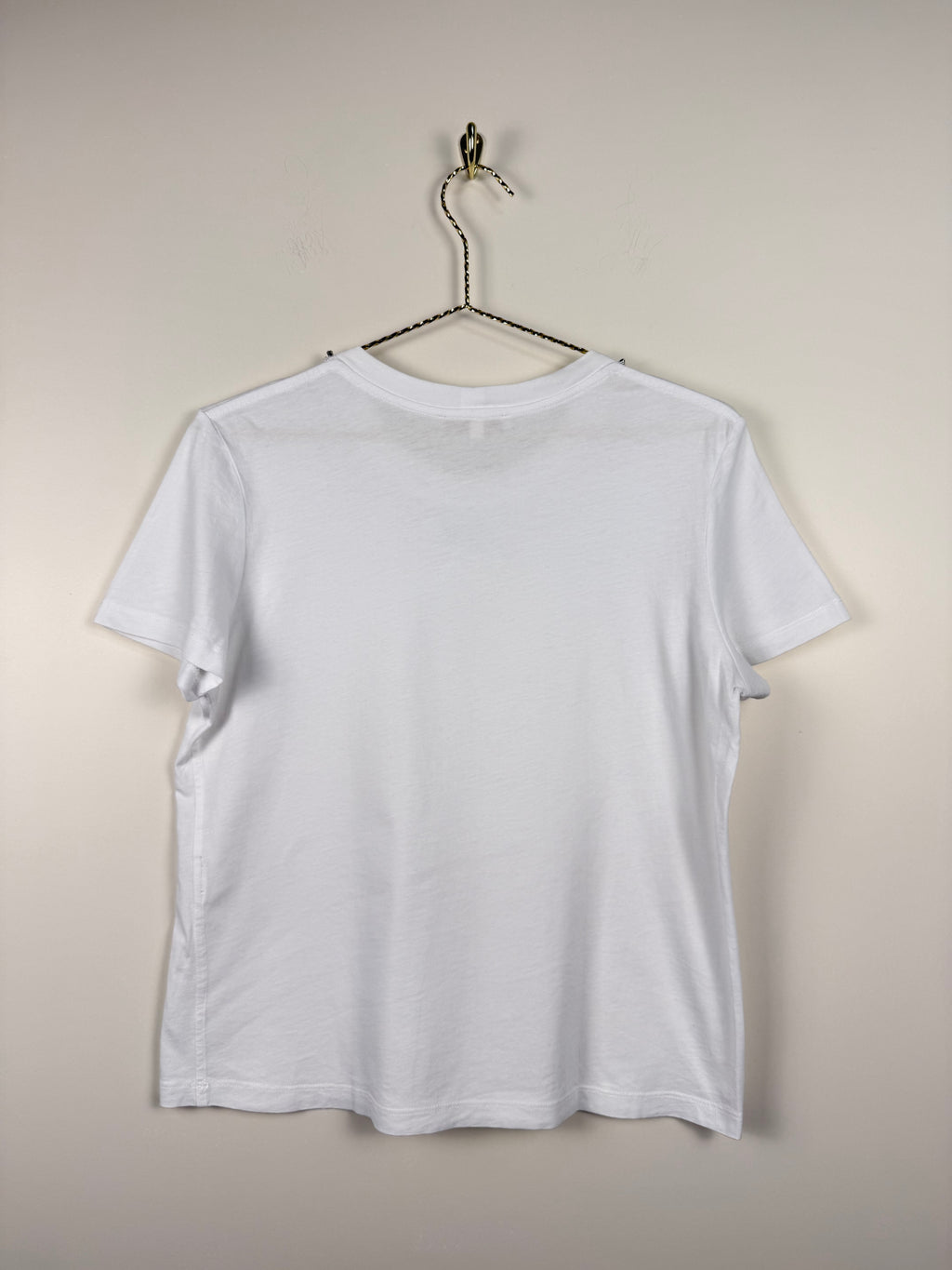 Maje T-Shirt mit Strass – Weiss – Gr. S (1)