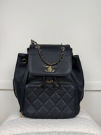 Chanel Backpack Quilted Caviar Leather Black GHW 2018/2019