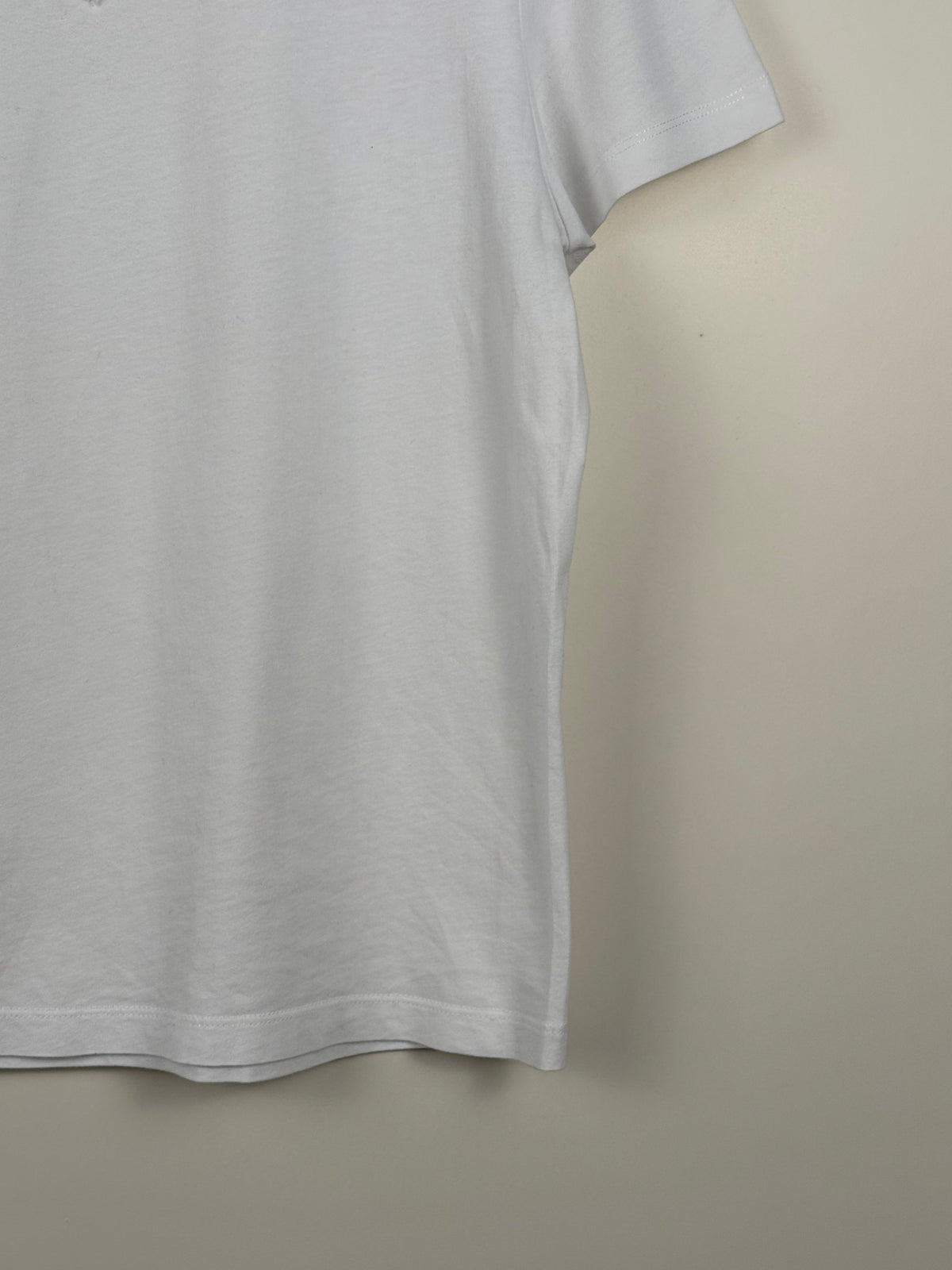 Maje T-Shirt mit Strass – Weiss – Gr. S (1)