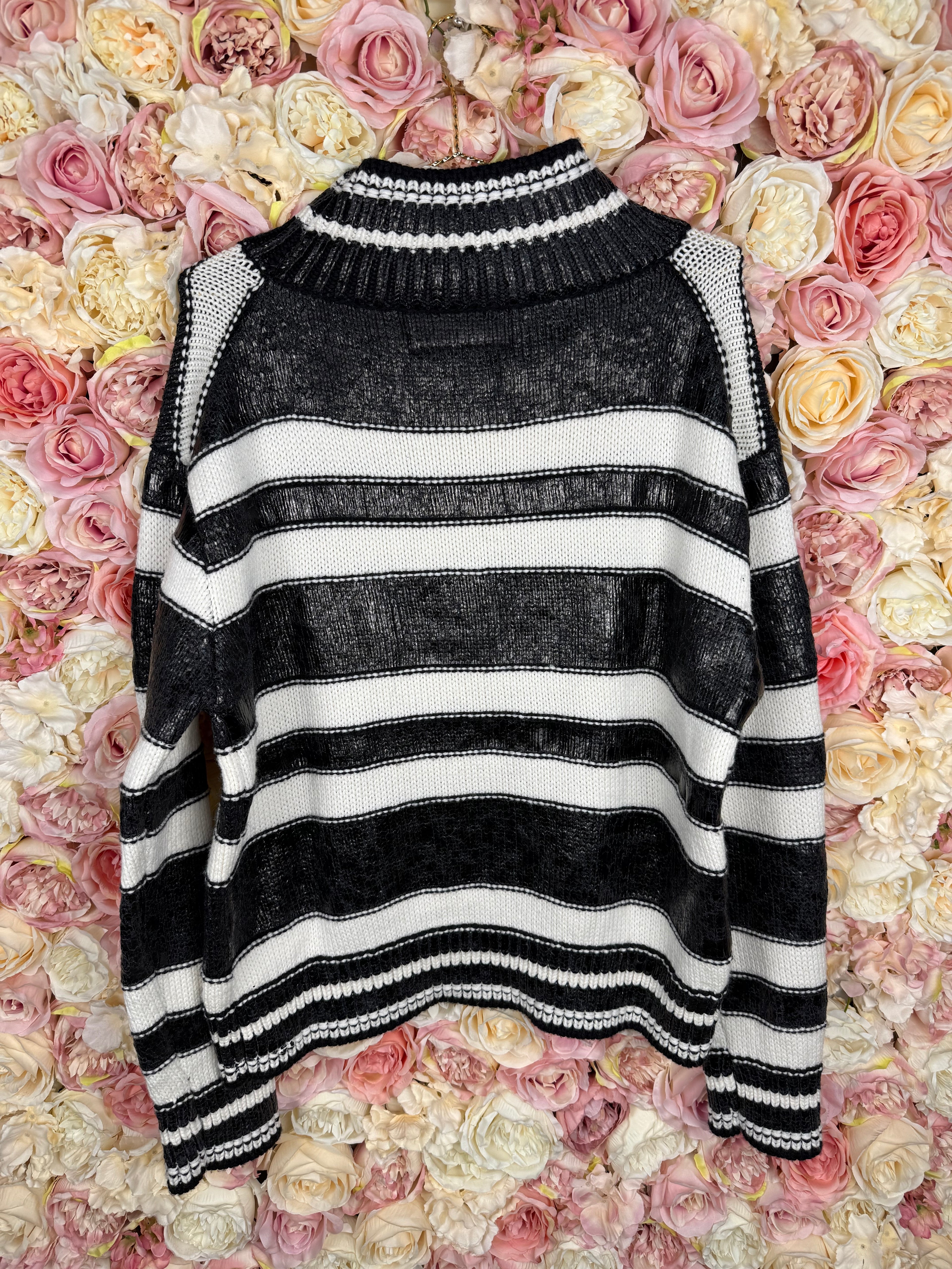 Ermanno Scervino Sweater Black White
