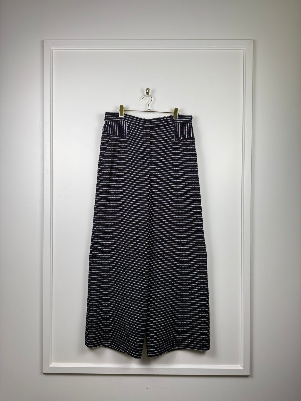 Chanel 23P Tweed Pants – Black/Silver – Size 42 DE (44 FR)