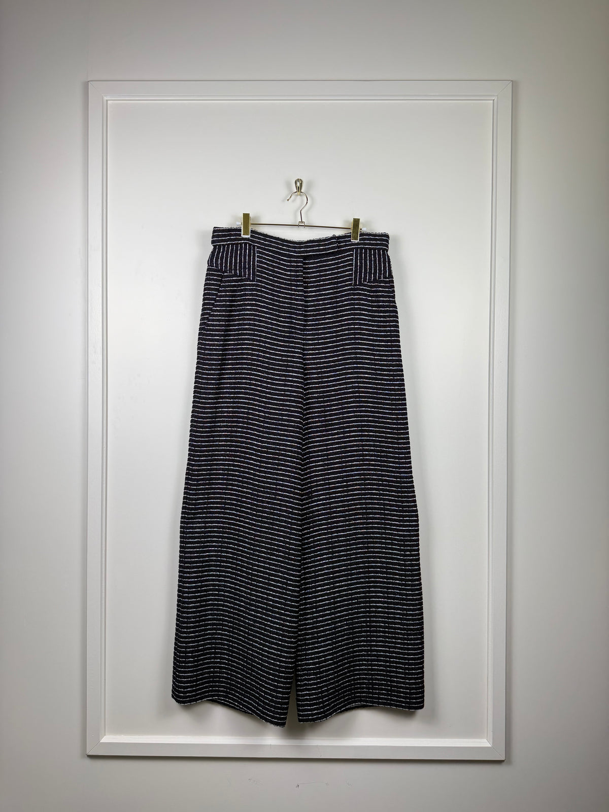 Chanel 23P Tweed Pants – Black/Silver – Size 42 DE (44 FR)