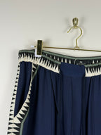 Etro Pants Blue Multi Sz. 42 DE (46 IT)