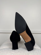 Benci Brothers Suede Heels Black Sz. 38 EU
