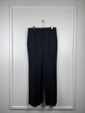 Max Mara Classic Wool Pants Black Sz. 44 DE