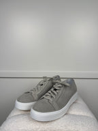 Santoni Veloursleder Sneakers – Hellgrau – Gr. 39