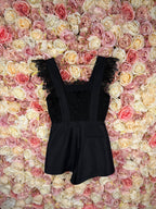 Self-Portrait Playsuit Black Sz. 34 DE