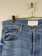 Mother Jeans "The Ditcher Royal Sneak" Light Blue Sz. 29