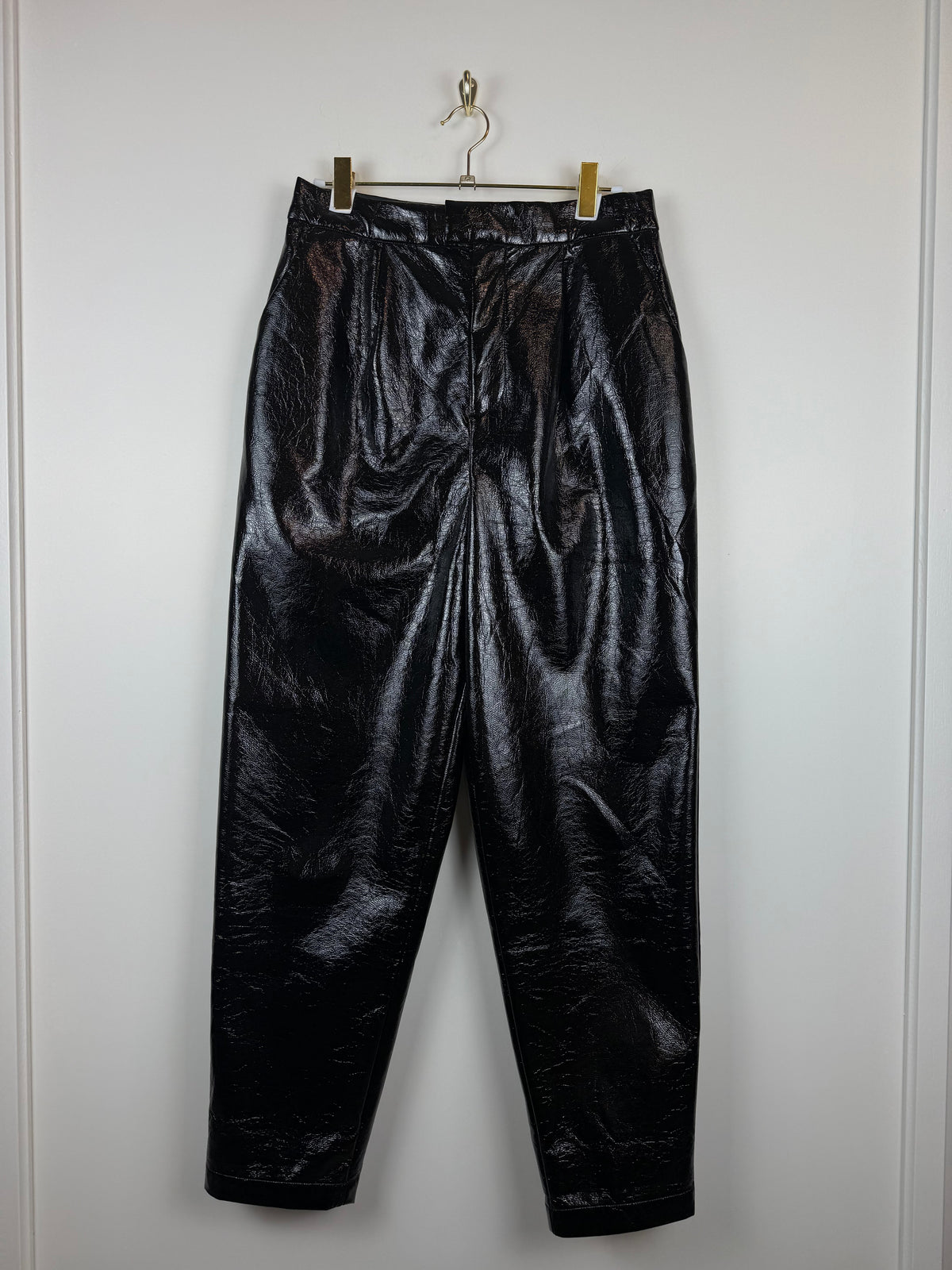 L'Academie Arielle Pants Black Shiny