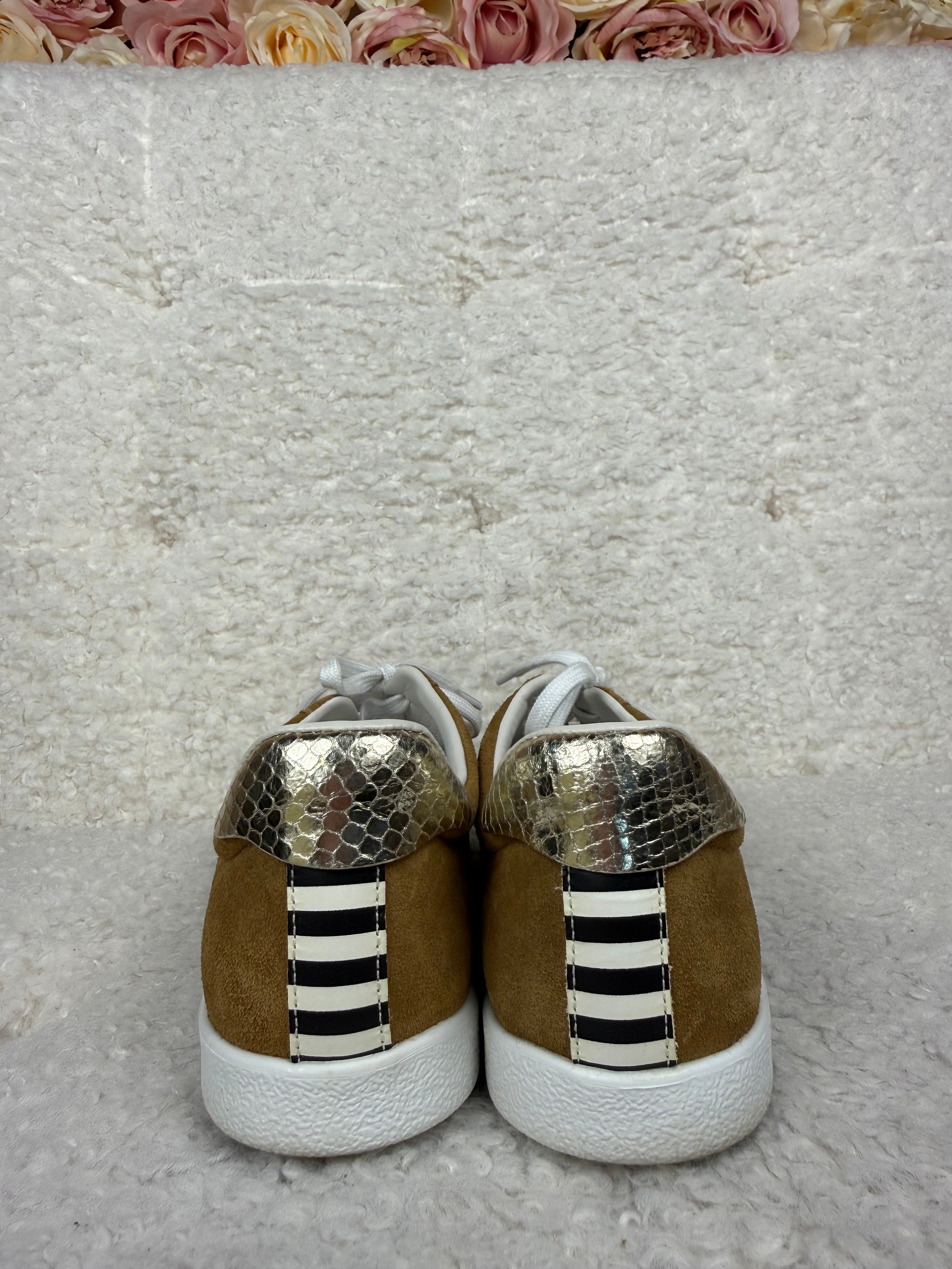 Aquazurra Velour Sneakers Brown Sz. 37 EU