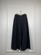 Chanel Jeans mit Glitzerstreifen – Grau – Gr. 38 DE (40 FR)