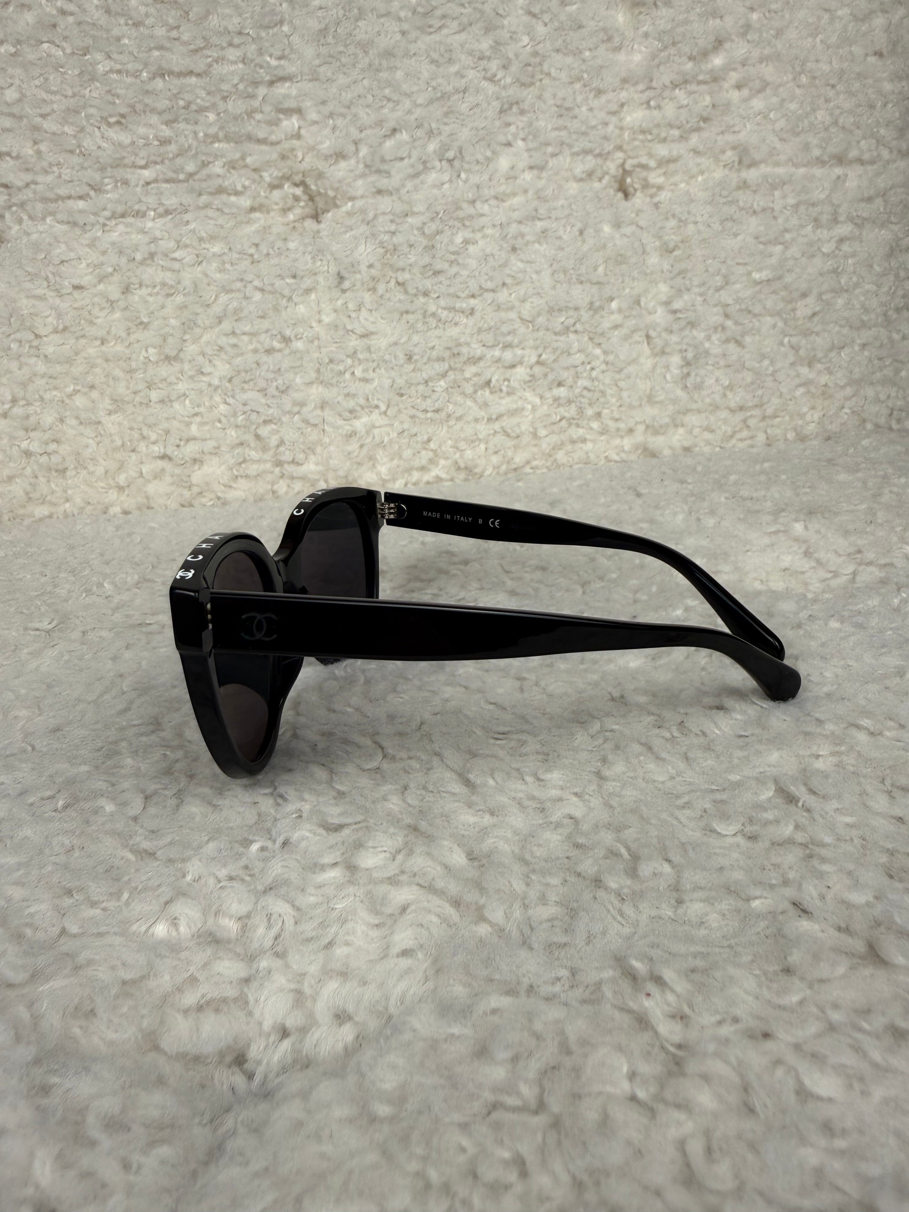 Chanel Butterfly Sunglasses Black