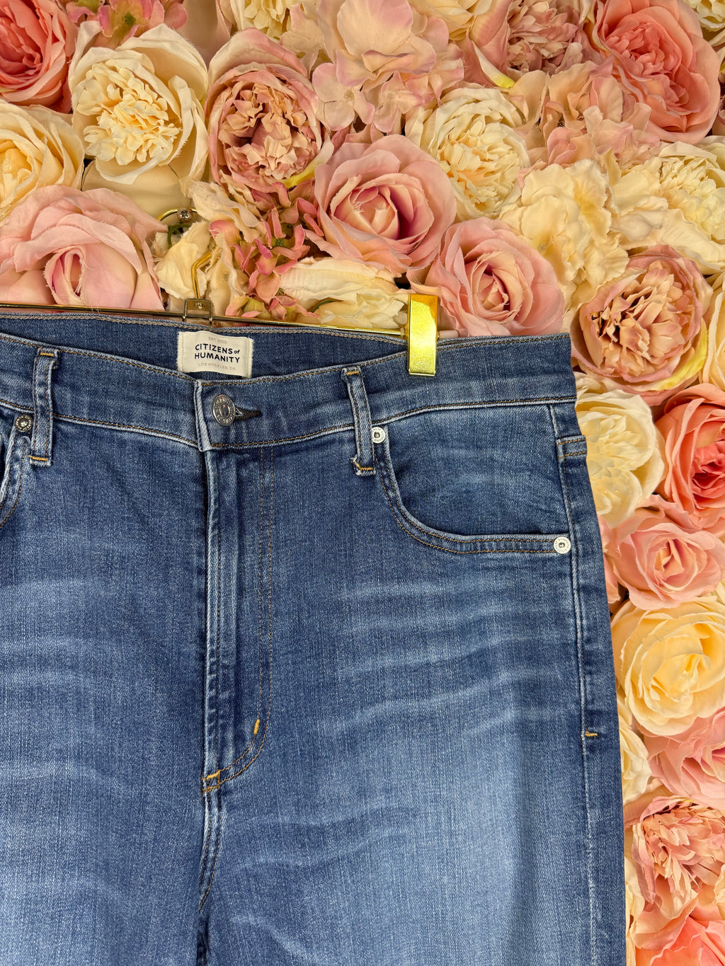 Citizens of Humanity Jeans "Isola Cropped" Blue Sz. 31