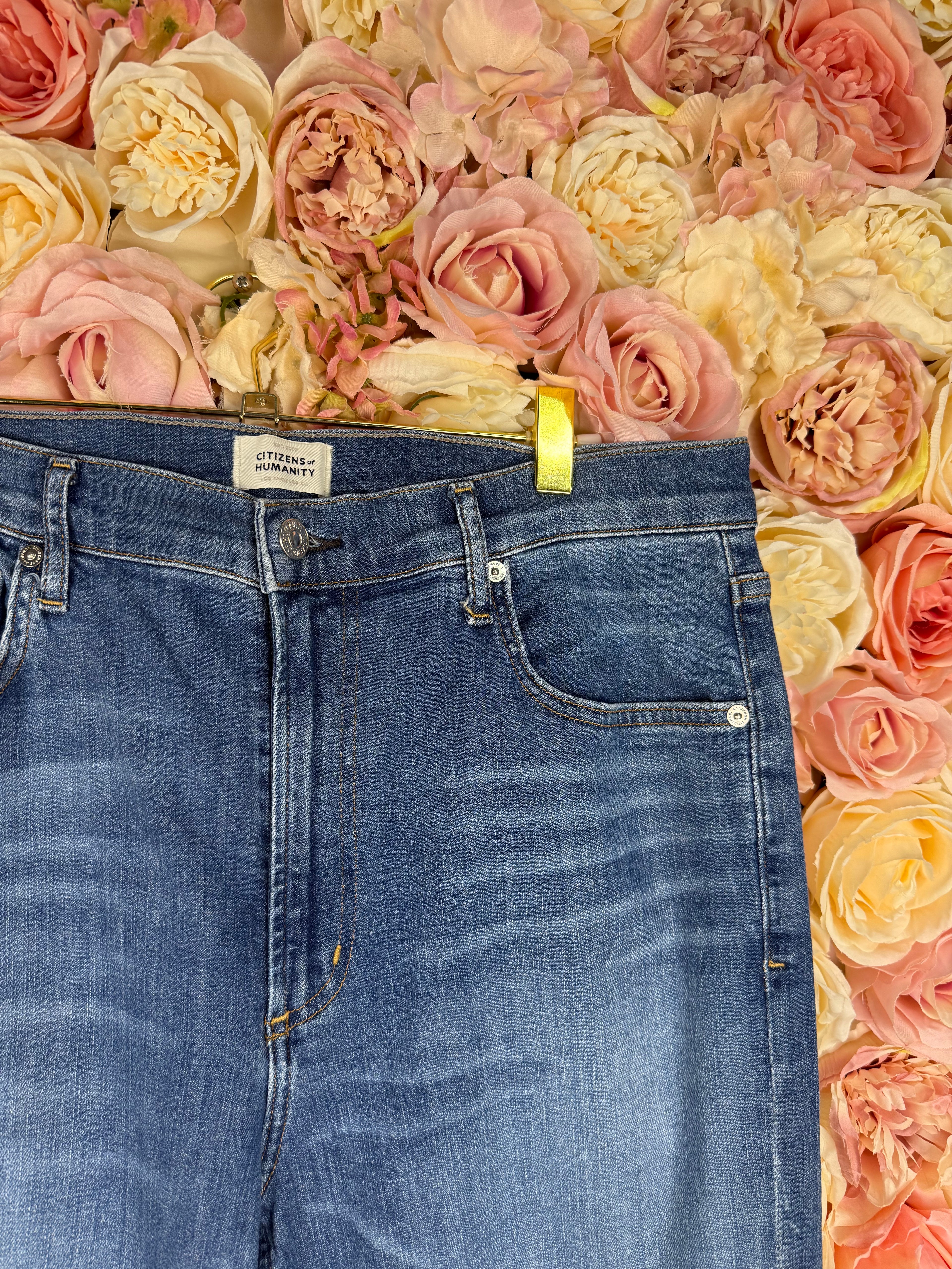 Citizens of Humanity Jeans "Isola Cropped" Blue Sz. 31